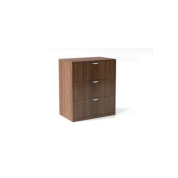 light brown three drawer file cabinet